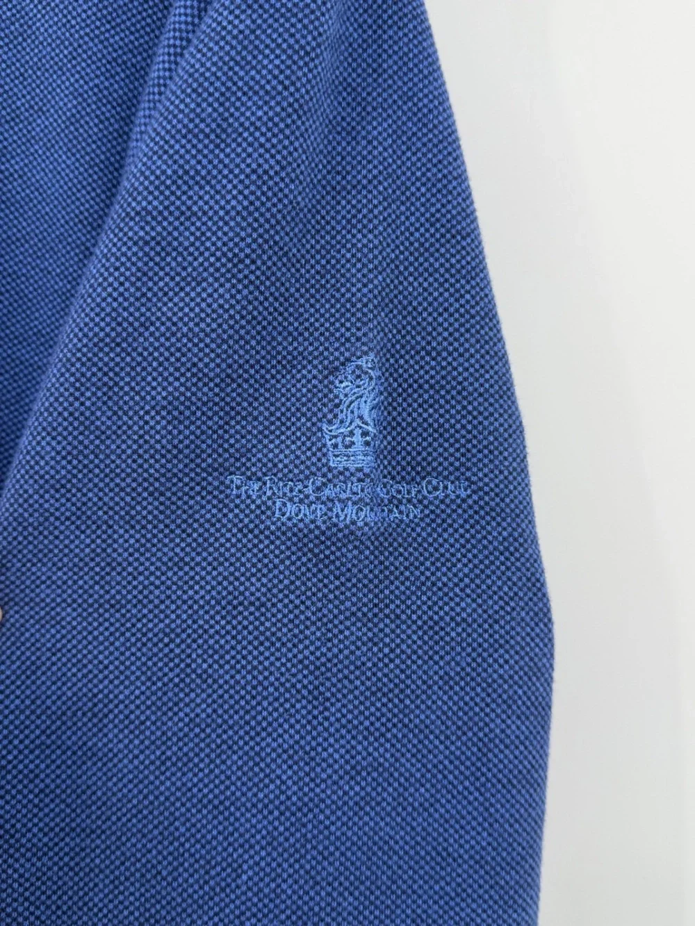 Ritz Carlton Golf Club 1/4 Zip Pullover Men XL Blue Carnoustie Sweater Dove Mntn